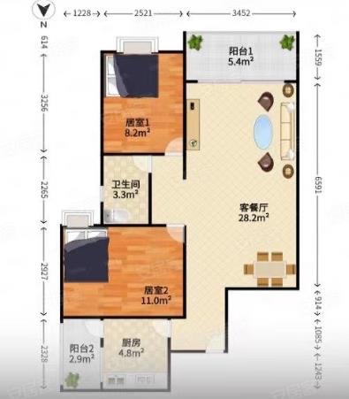 南沙金洲地铁站旁电梯小区丰庭花园两房出售 实拍图2