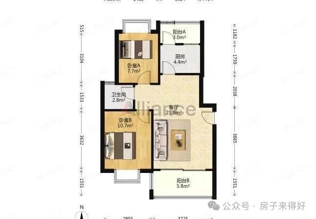 南沙金洲地铁站旁电梯小区丰庭花园两房出售 实拍图7